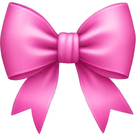 pink bow  emoji