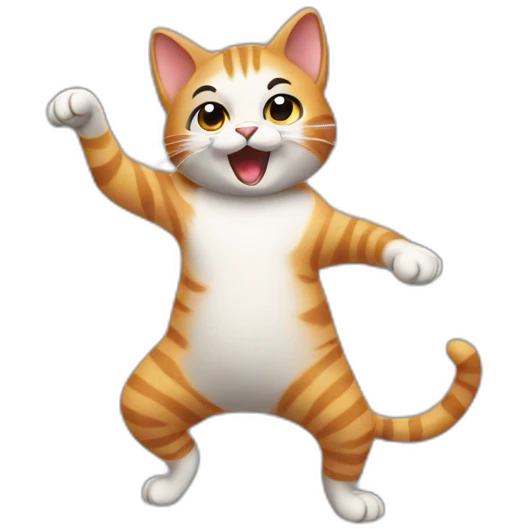 cat dancing emoji