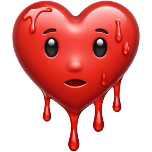 Melting heart  emoji