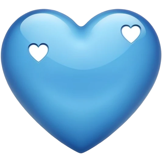 Corazón azul emoji