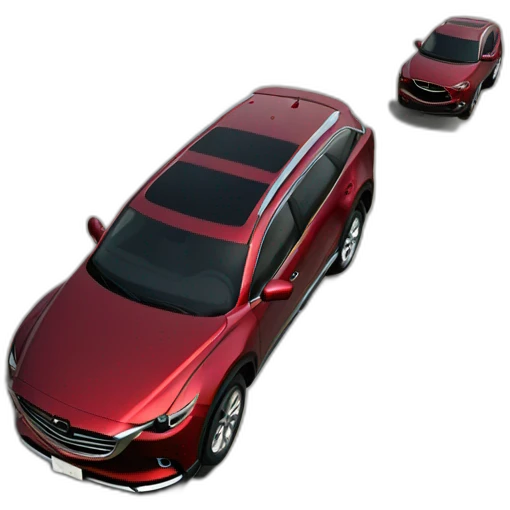 Mazda-CX9-2008-red-1st-generation emoji