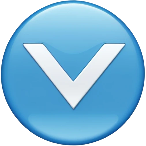 Verification blue tick  emoji