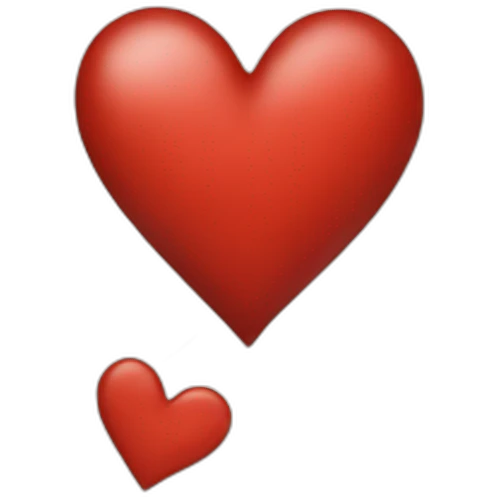 heart in letter emoji