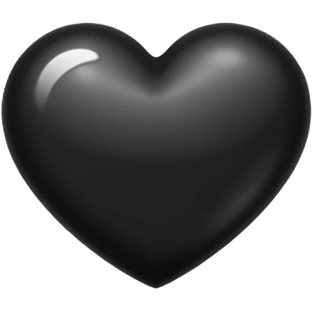 Black heart emoji