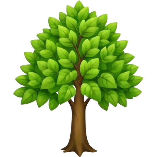 create a dnd style young_tree.png using 48x48 pixels size emoji