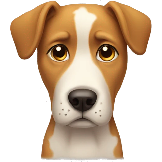 sad dog emoji