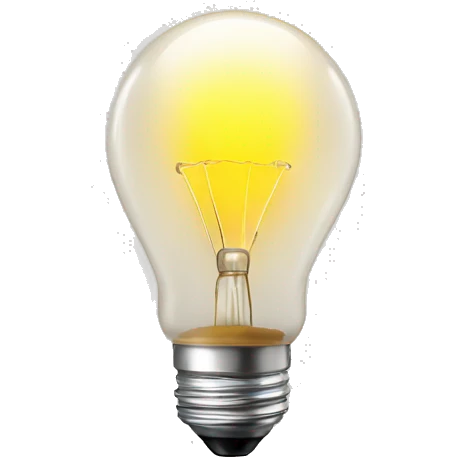 lightbulb idea emoji