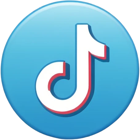 Créame un emoji que sea el logotipo de  verificacion de tiktok emoji