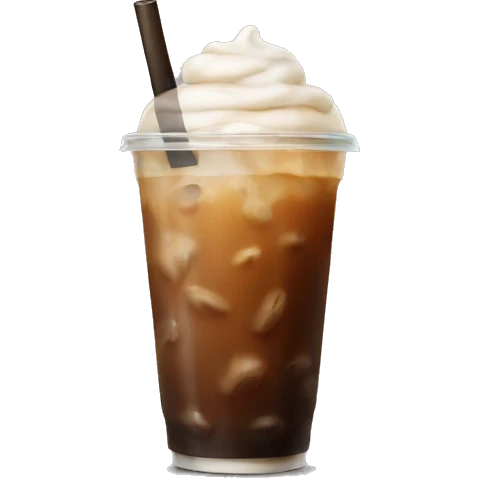 Iced coffee emoji