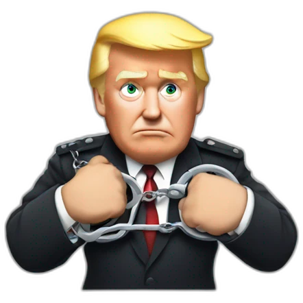 trump-in-handcuffs emoji