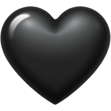 Corazón  negro emoji