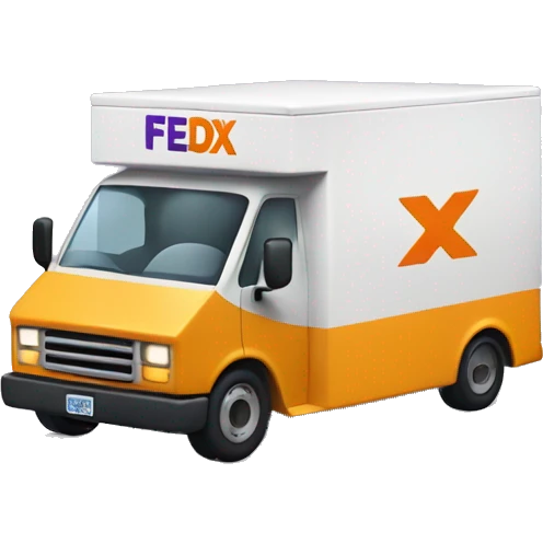 FEDEX TRANSPORTER emoji