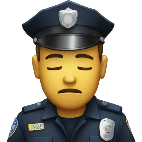 police facepalm emoji