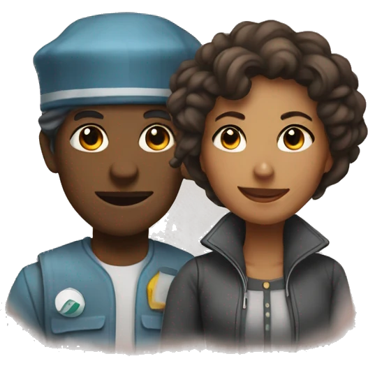 Soldair and a woman emoji