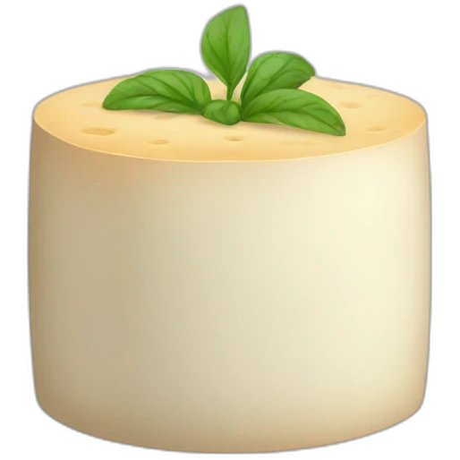 round tofu emoji