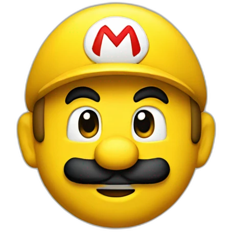 yellow mario emoji