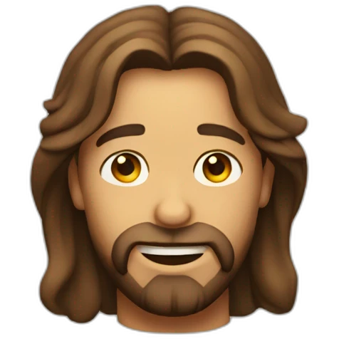 Jesus winking  emoji