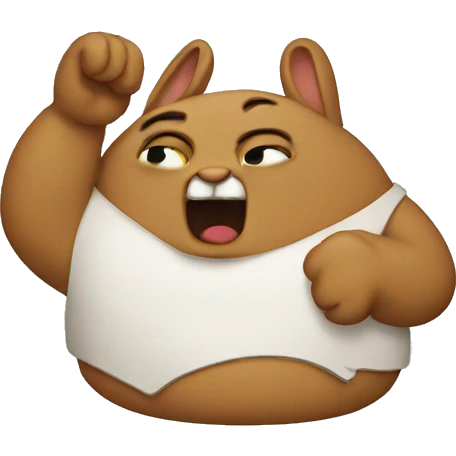 Drunken Rabbit emoji