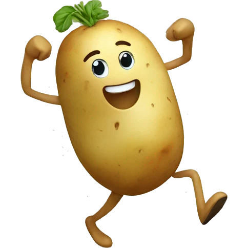 potato dancing emoji