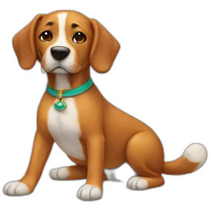namaste dog emoji