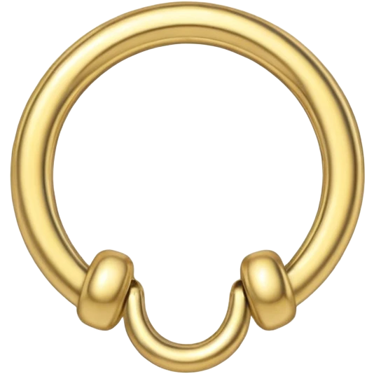 gold septum ring emoji