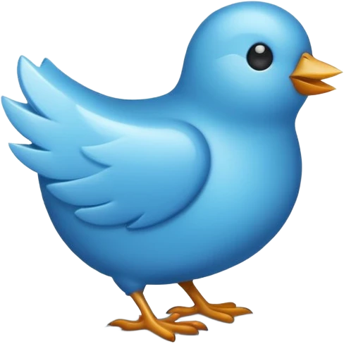 X twitter icon emoji