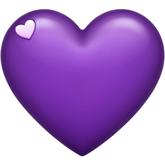 dark purple heart emoji