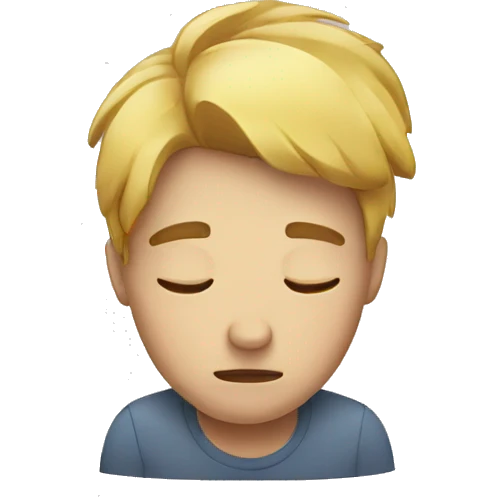 Very tired person emoji