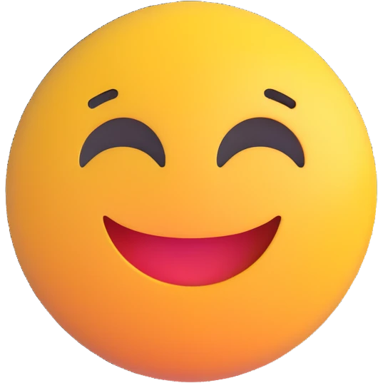 colorful 3D circular emoji with the word 'imádom' in the center in a modern font emoji