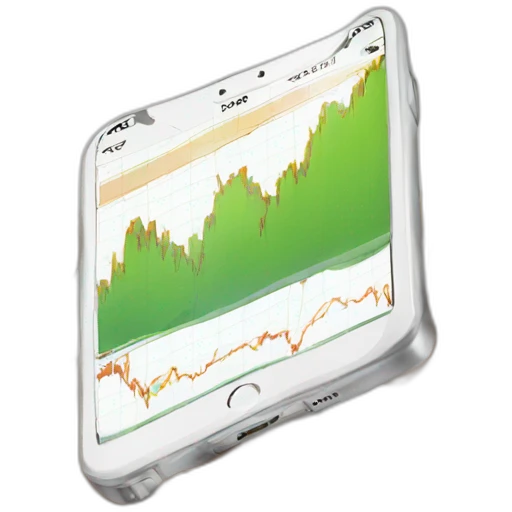 stock market iphone emoji