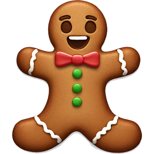 Gingerbread emoji