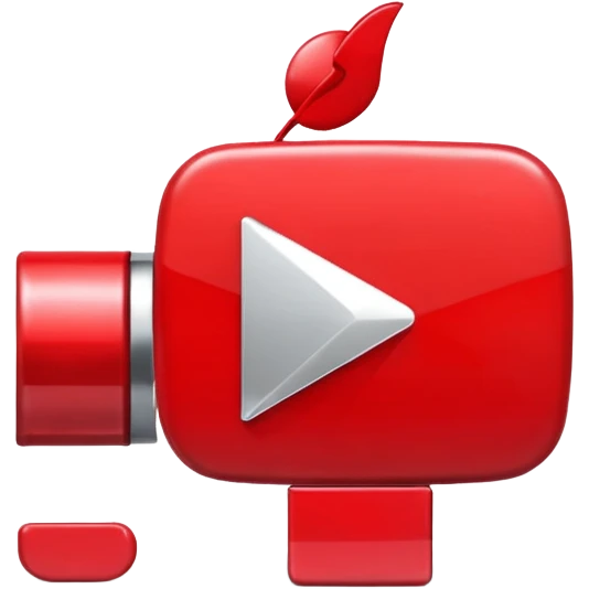 YouTube logo emoji