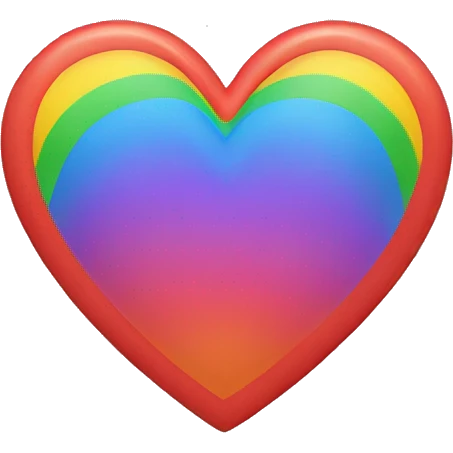 Rainbow Heart emoji