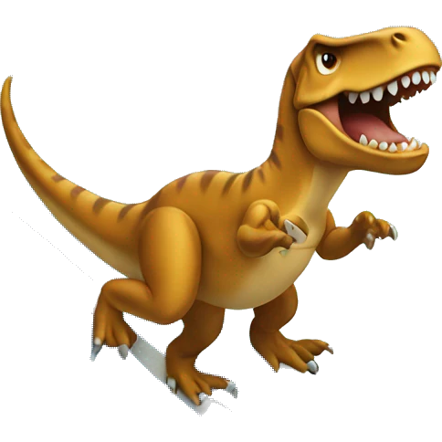 Trex surfing  emoji