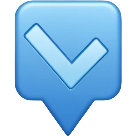 blue check emoji