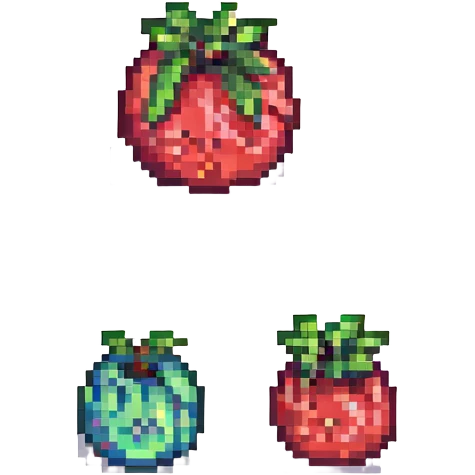 red cute fruit emoji