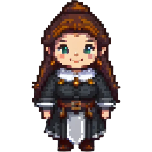 dwarf woman with a beard emoji