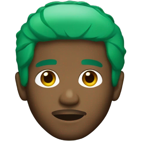 frank ocean green hair emoji