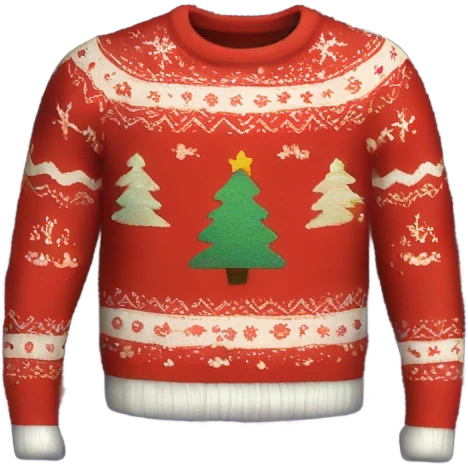 Christmas sweater  emoji