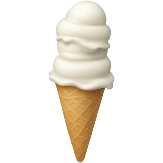 Ice cream blue emoji