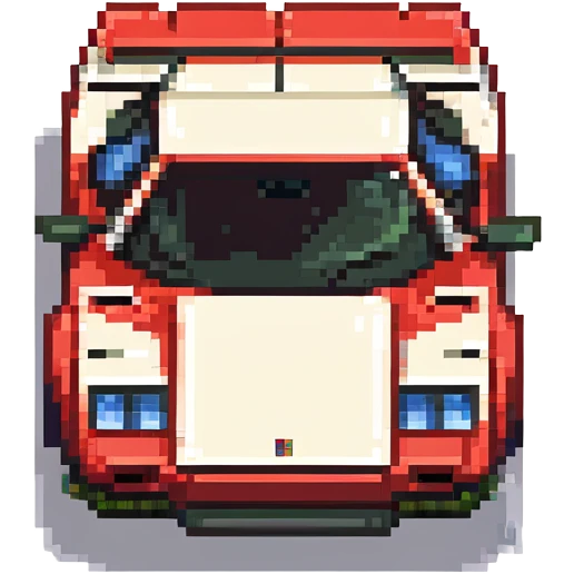 красная Lamborghini Countach, no background emoji