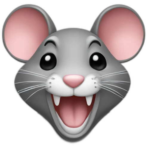 un souris model O de chez glorouis emoji