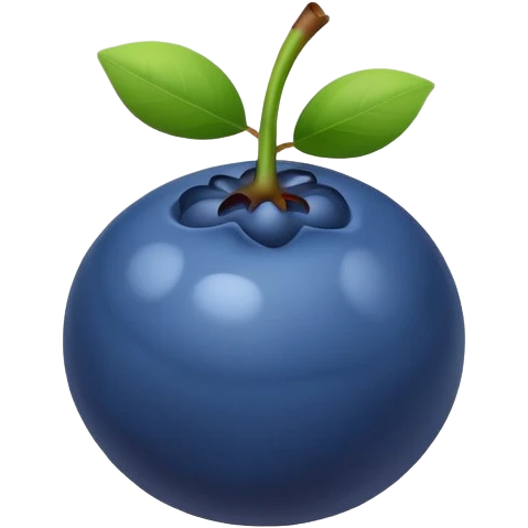 Blueberry emoji