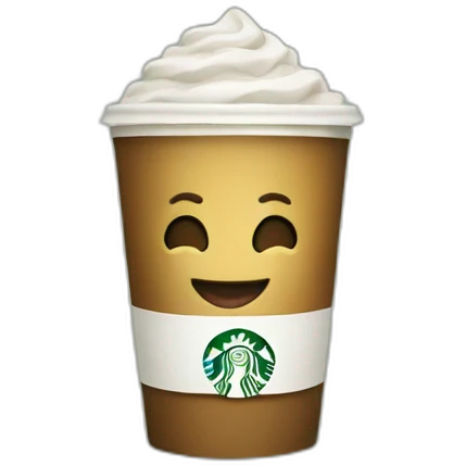 Starbucks merchandising emoji