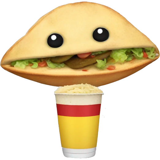 rana con una tostada emoji