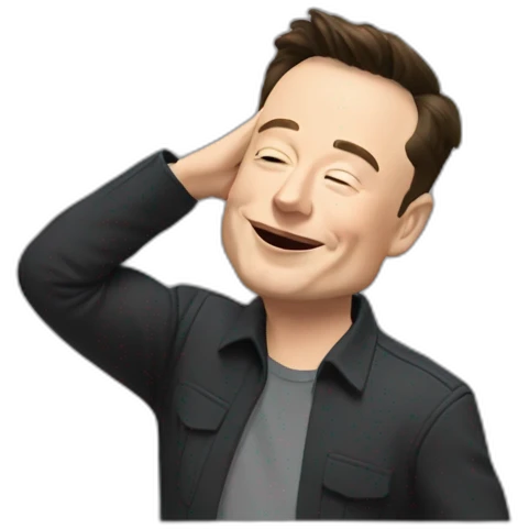 elon musk qui dab emoji