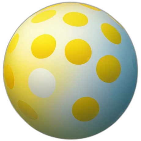gradient ball yellow emoji