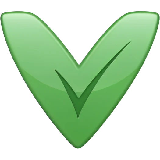 Green check mark no background emoji