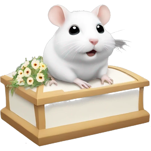 hamster funeral emoji