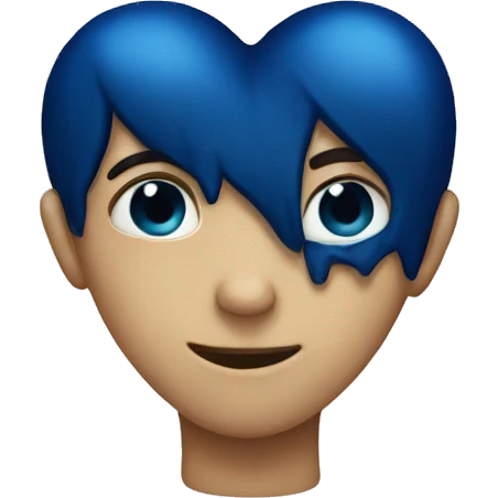 dark blue heart emoji